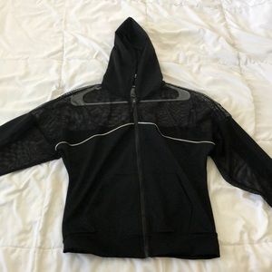 Mesh workout jacket